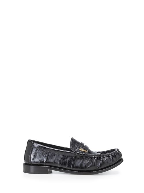 Eel skin moccasins SAINT LAURENT | 7668790WXAK1000